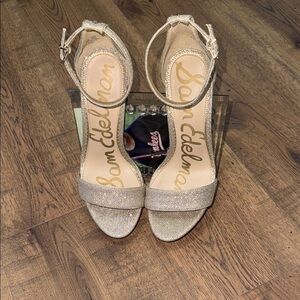 Sam Edelman Women's Glittering Gold Heels